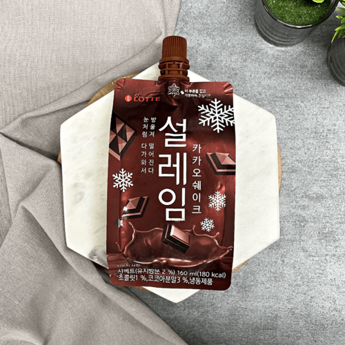 쿨아이스크림) 설레임카카오쉐이크 3개